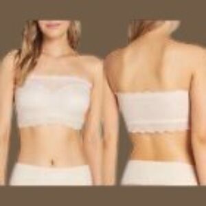 Spanx S/P UndieTectable Bandeau Lace Bra NWOT